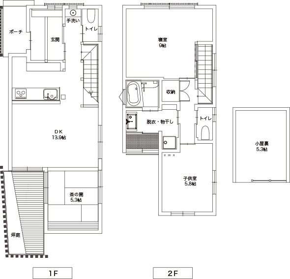 宿泊できるモデルハウス