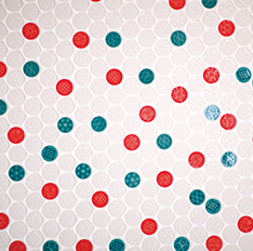 遊び心を加えたレトロなタイル